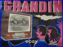 Affiche Ancienne Radio Grandin Chevaux Imp Gaillard Signe P. Raoul