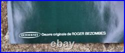 Affiche Ancienne Roger Bezombes 1981 Crédit Hotelier Et Industriel Emprunt 1979
