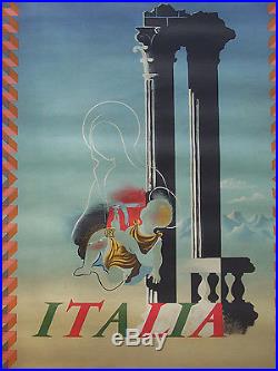 Affiche Ancienne Tourisme Italie Italia Cassandre 1936