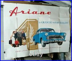 Affiche Ancienne Voiture Francaise Ariane