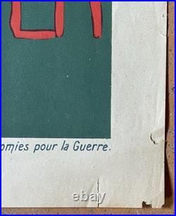 Affiche Ancienne Ww1 Nous Saurons Nous En Priver Boutet Paris 1914 1918