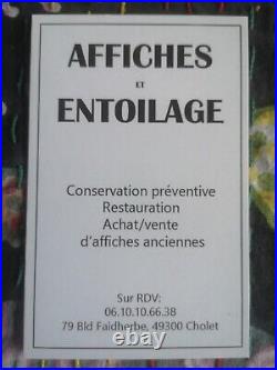 Affiche Ancienne entoilée Cappiello Union Française