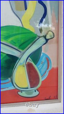 Affiche Ancienne lithographie Jal 1945