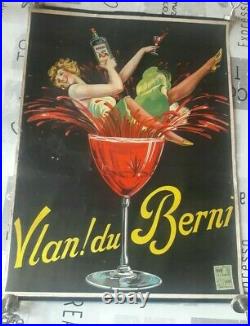 Affiche Ancienne original Vlan Du Berni
