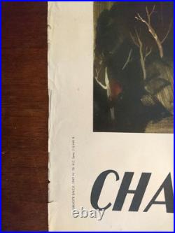 Affiche Ancienne, vintage original poster from SNCF, Châteaux de la Loire