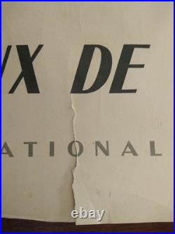 Affiche Ancienne, vintage original poster from SNCF, Châteaux de la Loire