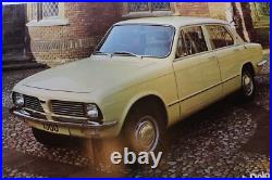 Affiche Anglaise Ancienne Garage Automobile Concession Triumph Dolomite Leyland