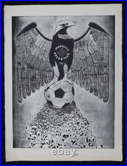 Affiche Argentine Boycott Coupe du monde Football 1978 57x76cm 1559 Affiche Argentine Boycott Coupe du monde Football 1978 57x76cm 1559