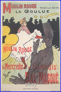 Affiche Art Nouveau Affiches Illustrees Moulin Rouge Toulouse Lautrec 1897
