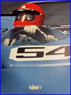 Affiche Automobile Lola Circuit Paul Ricard 1971 Trophee Europe Sport Proto Gp