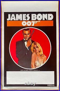 Affiche Belge JAMES BOND 007 Film Festival SEAN CONNERY 36x54cm 70's