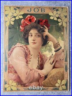 Affiche Belle Époque Art Nouveau Job. Paul Gervais. Hors Concours Paris 1900