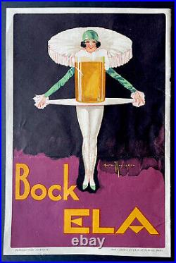 Affiche Bière, affichette, affiche ancienne