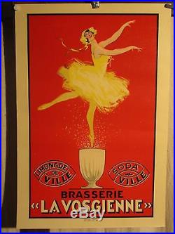 Affiche Brasserie Vosges Danseuse Deco Superbe
