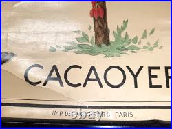 Affiche Chocolat Le Cacao Des Colonies Francaises Gaston Prost Vers 1920 Beau