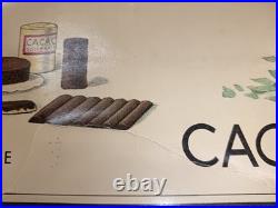 Affiche Chocolat Le Cacao Des Colonies Francaises Gaston Prost Vers 1920 Beau