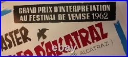 Affiche Cinema 1962 Burt Lancaster Prisonnier D'alcatraz Bird Man Of Alcatraz