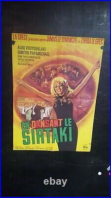 Affiche Cinema Grece 1966 Sirtaki