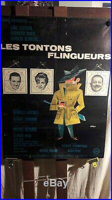 Affiche Cinema Les Tontons Flingueurs 1963 Siry