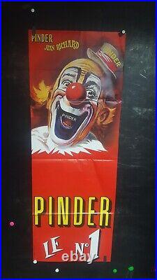 Affiche Cirque Pinder 157x57cm