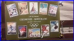 Affiche Commemorative Jo Hiver 1924 Chamonix