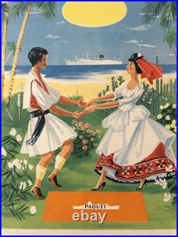 Affiche Compagnie De Navigation Paquet
