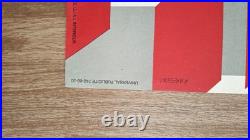 Affiche Crédit commercial de France Brégou 1972 ancienne et originale