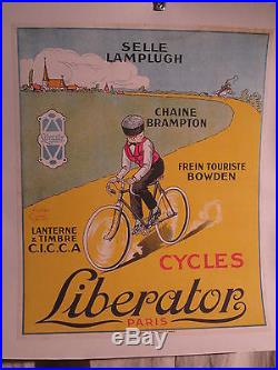Affiche Cycle Liberator Garconnet Alsace Mignon