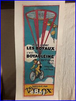 Affiche Cycles Boyaux Marrante Scene Aerienne