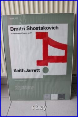 Affiche Dmitri Shostakovich Keith Jarret, Poster Dmitri Schostakowitsch Keith Ja