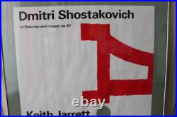 Affiche Dmitri Shostakovich Keith Jarret, Poster Dmitri Schostakowitsch Keith Ja