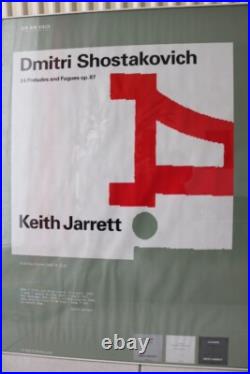 Affiche Dmitri Shostakovich Keith Jarret, Poster Dmitri Schostakowitsch Keith Ja