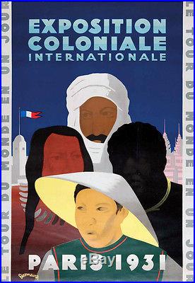 Affiche Exposition Coloniale Internationale Paris 1931