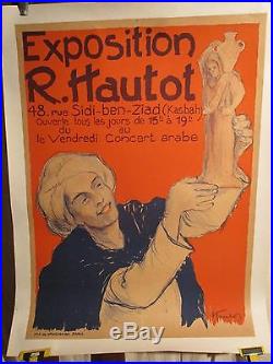 Affiche Exposition Rachel Hautot Tunis Orientaliste