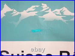 Affiche FOIRE SUISSE BLE 1953 DONALD BRUN