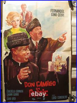 Affiche Fernandel Don Camillo Russie