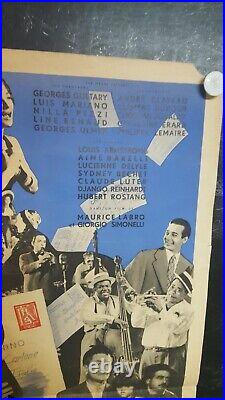 Affiche Film Musical Jazz Route Du Bonheur 1953 80x60cm