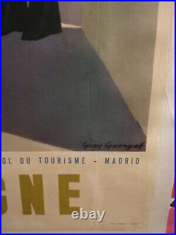 Affiche Georget entoilée Espagne circa 1940