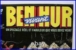 Affiche Grand Cirque De France Radio Luxembourg Ben Hur Gruss 1961 Jean Richard