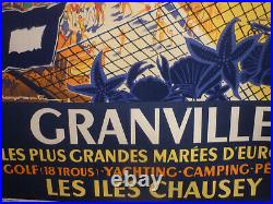 Affiche Granville Roger Soubie 1950 ENTOILEE originale