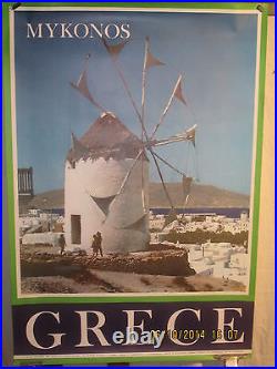 Affiche Grece Ile De Mykonos
