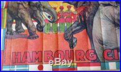 Affiche Hambourg Circus, La Cie des Cirques Internationaux, 110×152 cm