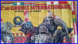 Affiche Hambourg Circus, La Cie des Cirques Internationaux, 110×152 cm