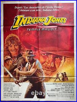 Affiche INDIANA JONES ET LE TEMPLE MAUDIT Temple of Doom HARRISON FORD 120x160cm