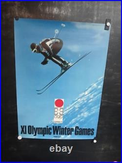 Affiche Jo Hiver Sapporo 1972 73x52cm