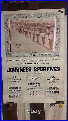 Affiche Journees Sport Toulouse 1941