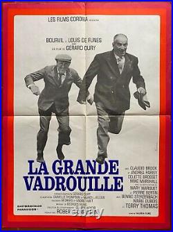 Affiche LA GRANDE VADROUILLE Bourvil LOUIS DE FUNES Gérard Oury 60x80cm