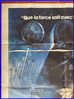 Affiche LA GUERRE DES ETOILES Star Wars HARRISON FORD George Lucas 120x160cm'77