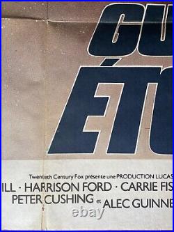 Affiche LA GUERRE DES ETOILES Star Wars HARRISON FORD George Lucas 120x160cm'77