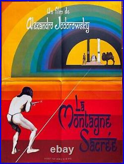 Affiche LA MONTAGNE SACREE Montana Sagrada ALEJANDRO JODOROWSKY 60x80cm 1973